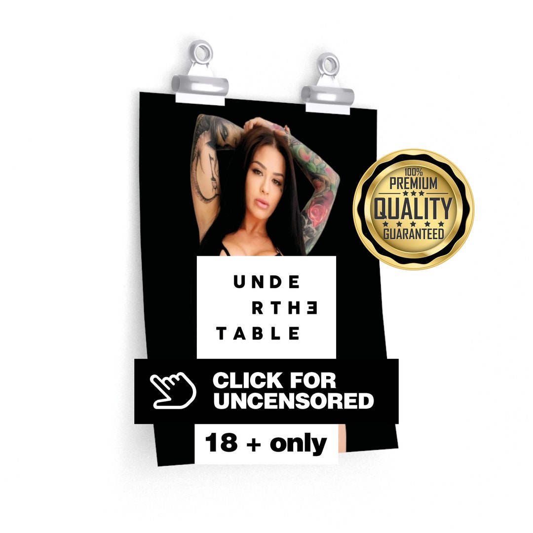 Nude Tattoo Big Boobs Katrina Jade Poster Hot Naked Big Booty - Etsy