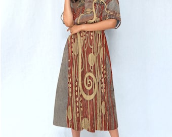 Gustav Klimt Hygieia Art Nouveau Women's Dress