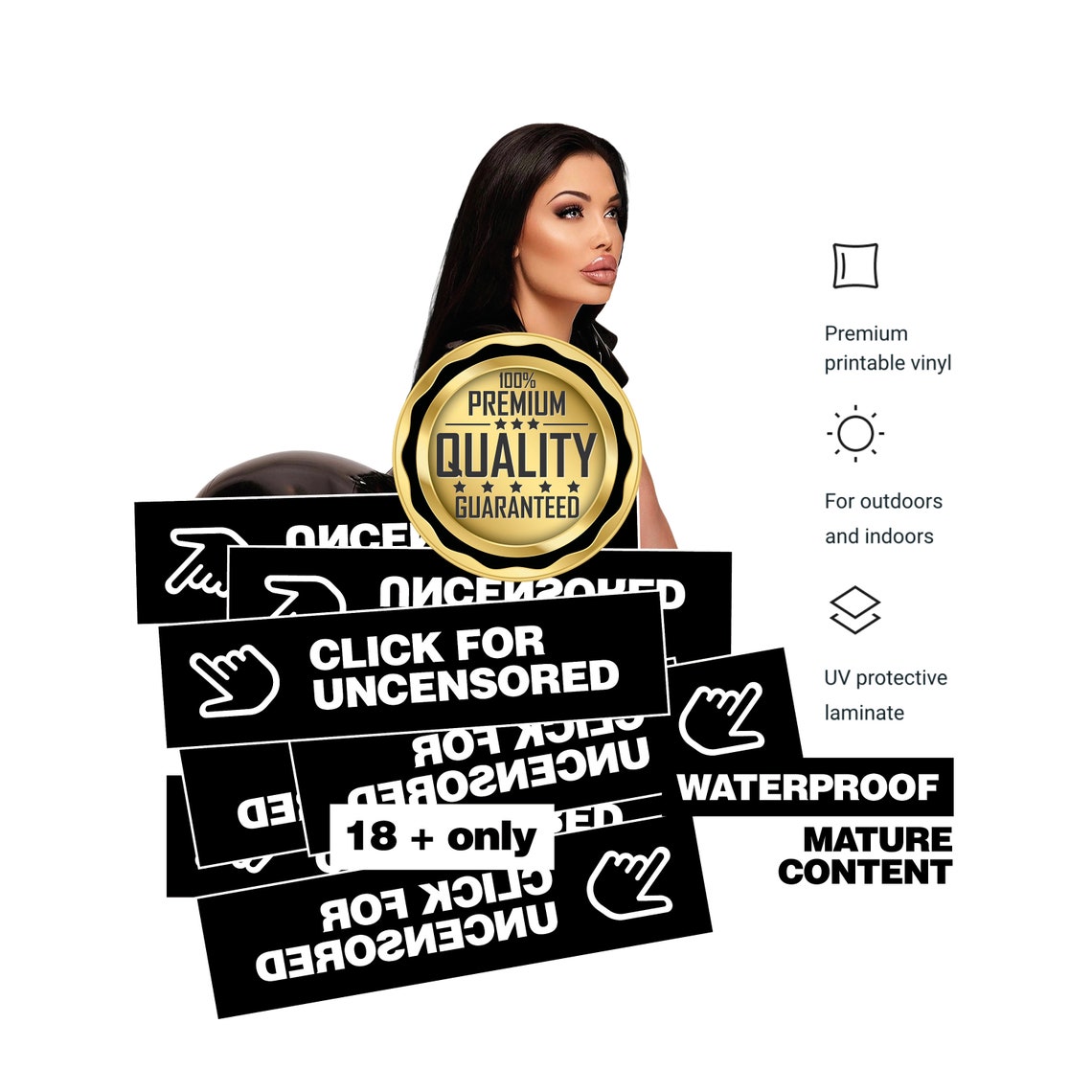 Aletta Ocean Big Booty Latex Nude Pawg Hot Ass Boobs Sexy Lady - Etsy