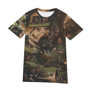 Hieronymus Bosch T-Shirt: Christ Breaking Down the Gates of Hell - Renaissance Art Tee