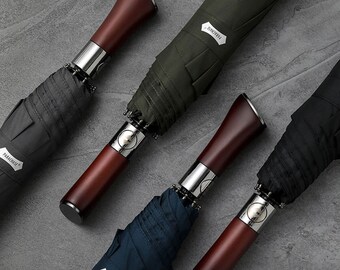 Fully Automatic Windproof Large Luxury Umbrella Premium Gentleman Umbrellas