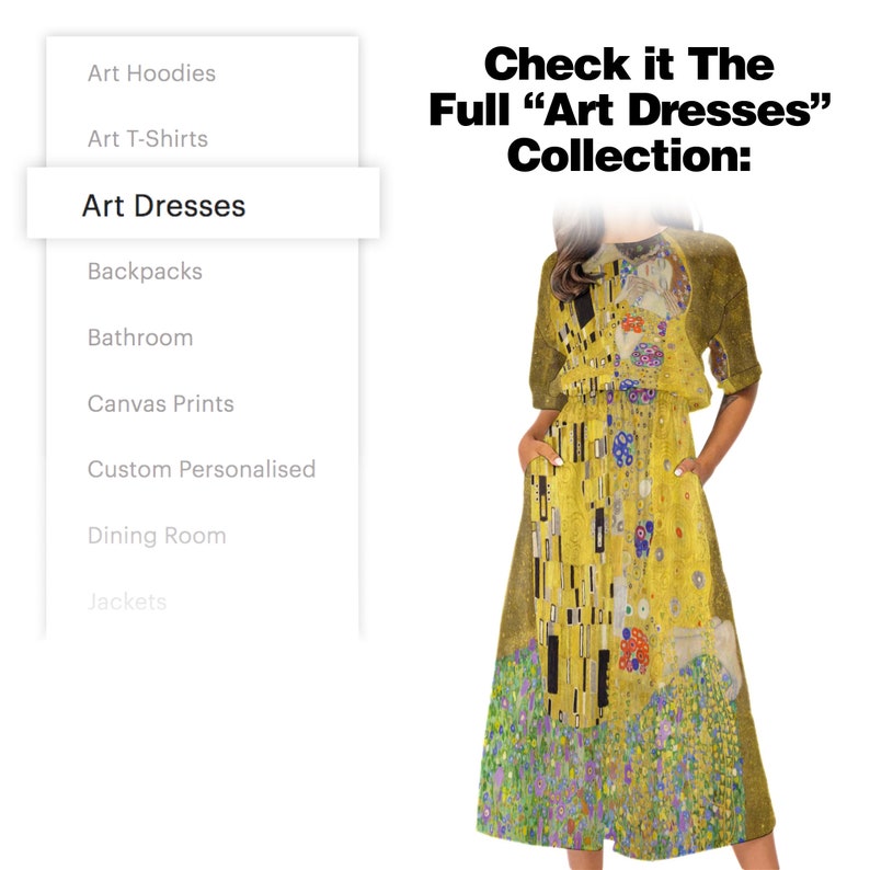 Vintage Style Apparel Museum Art Inspired Fashion