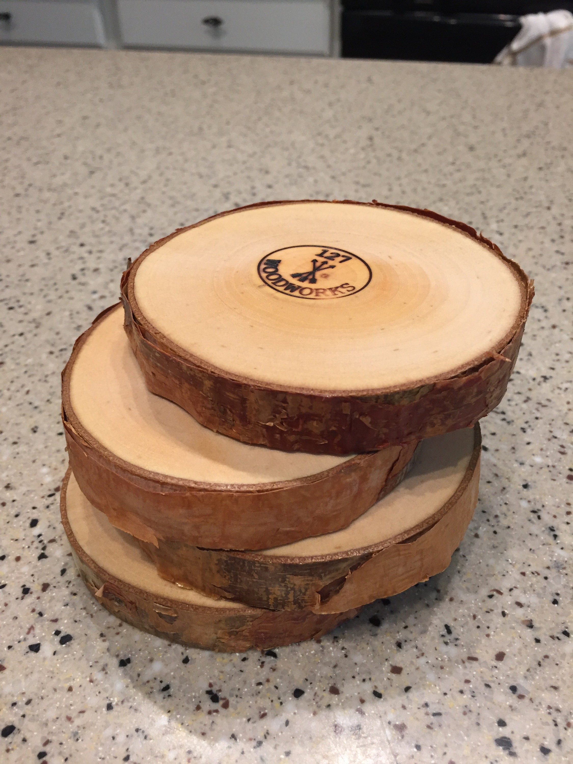 Live Edge Coasters Etsy UK