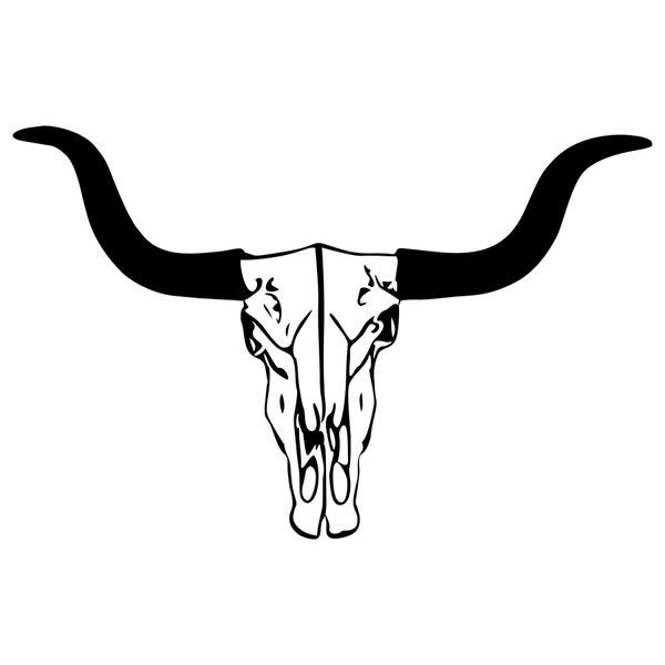 Cow Skull Car rear window decal, Cow Skull Decal, Cow skull vinyl decal, Cow Skull, Cow Skull sticker, Vinyl Decal, Cow Skull window decal