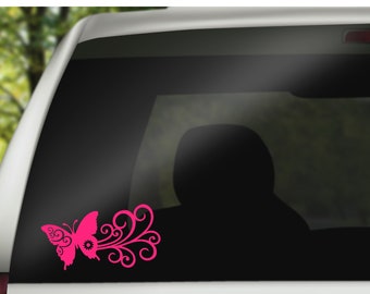 Calcomanía de mariposa, Mariposa, Calcomanía de mariposa, Calcomanía de coche de mariposa, Calcomanía de ventana de mariposa, Calcomanía de vinilo de mariposa, Calcomanía de vinilo