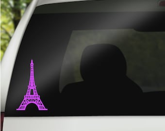Eiffel Tower Vinyl Decal, Eiffel Tower, Paris Decal, Paris Vinyl Decal, Eiffel Tower Car Decal, Paris vinyl Decal, Eiffel Tower, Vinyl Decal