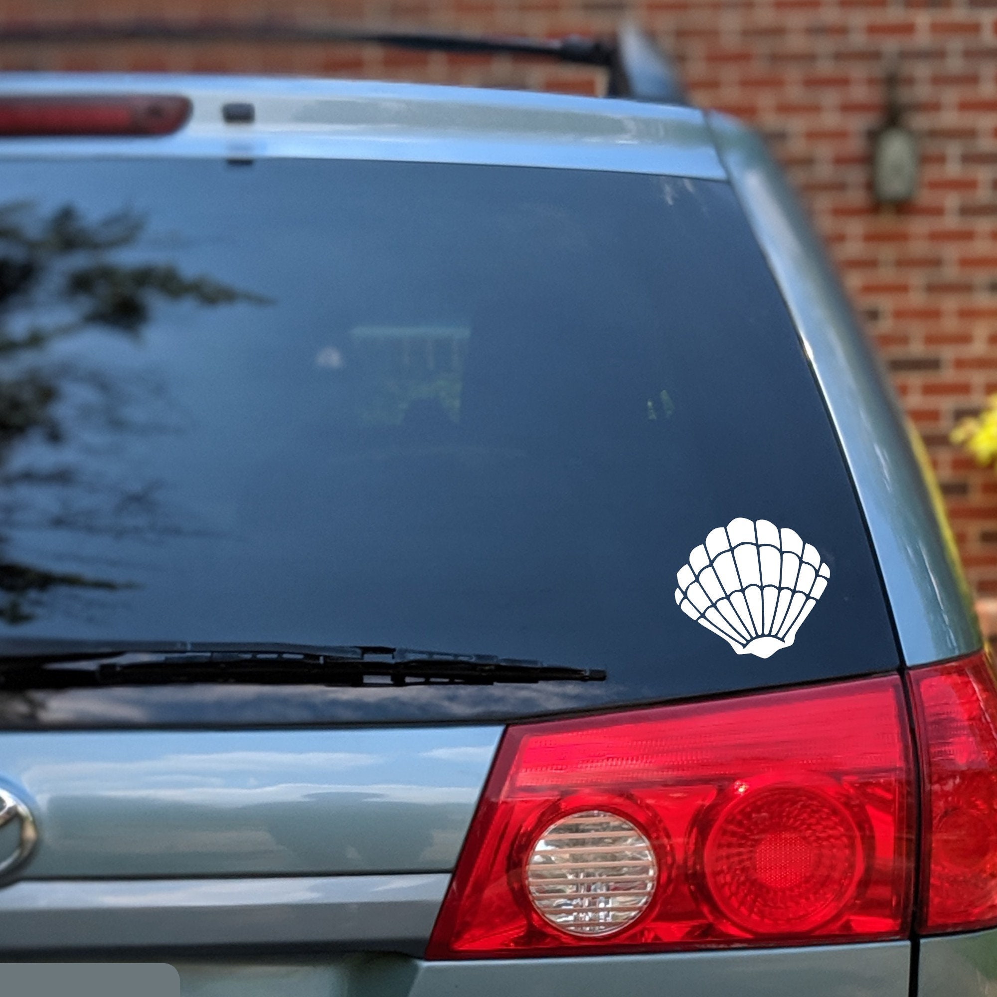 Shell Decal Car Sea Shell Vinyl Decal, Sea Shell, Sea Shell Decal, Sea Shell Sticker ...