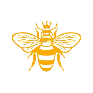 Queen Bee vinyl decal, Queen bee decal, Queen Bee sticker, Bee decal, Queen bee rear window decal, Bee window decal, Bee sticker, Bee