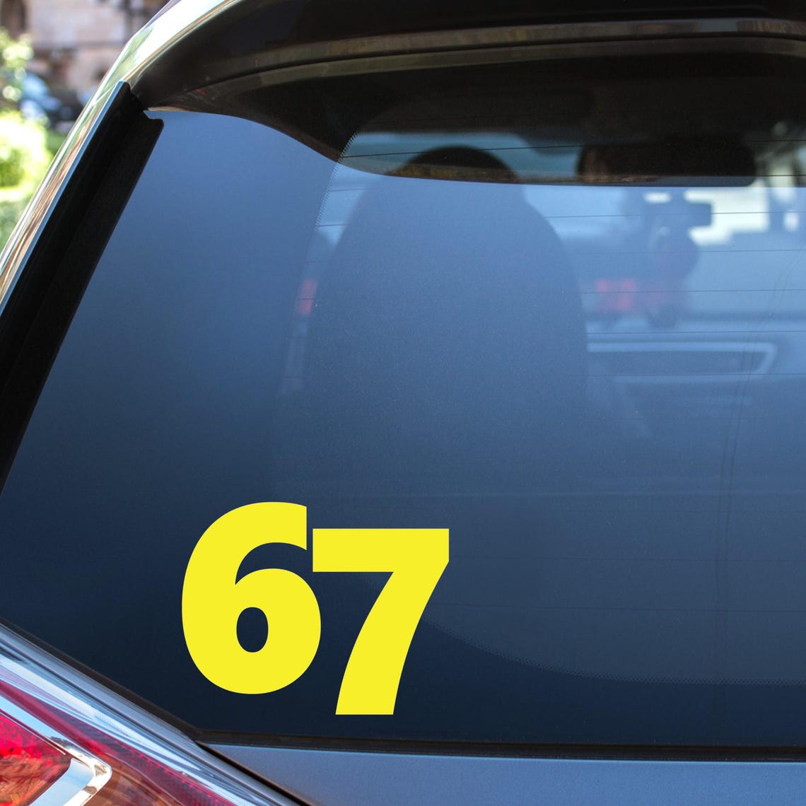 67 Sticker, 67 Decal, Six Seven Sticker, Six Seven Sticker, 6-7, Six ...