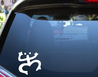 Taino Coqui Frog Vinyl Decal: Puerto Rico Car Sticker