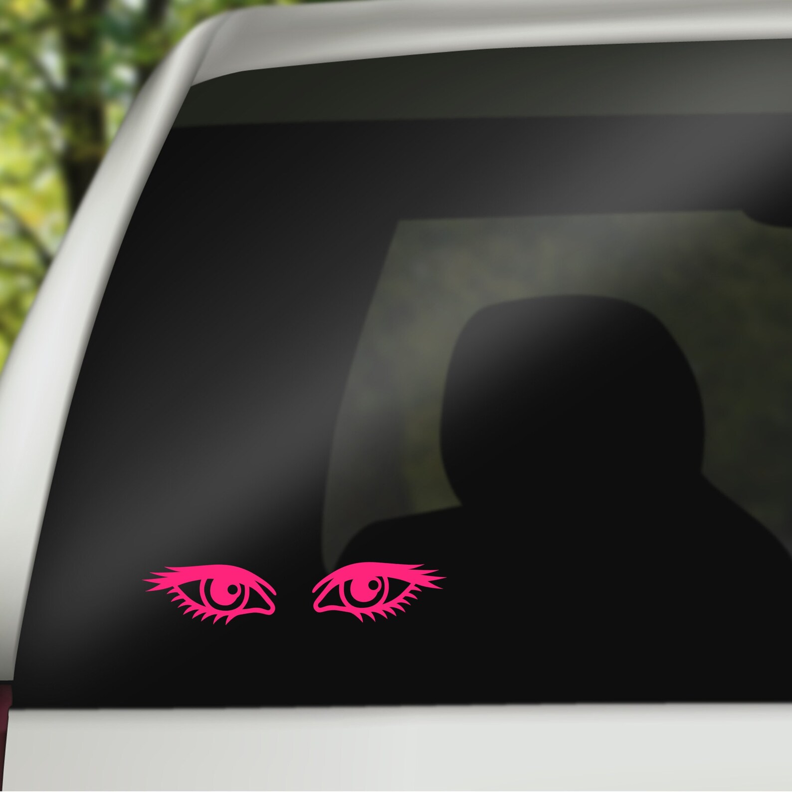 Eyes Decal Eyes and Lashes Vinyl Car Decal Eyes Vinyl Decal Etsy