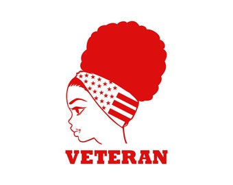 Woman Veteran Vinyl Decal, Woman Veteran Decal, Veteran Sticker, Veteran Car window decal, Military, Military vinyl decal, Military sticker