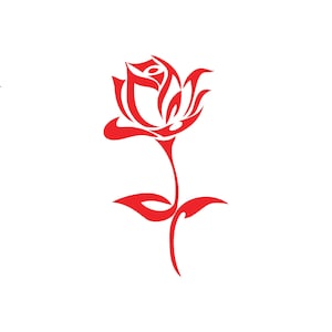 Flower Decal, Rose Decal, Flower Vinyl decal, Flower sticker, Flower back window decal, Flower vinyl sticker, Flower, Labtop decal