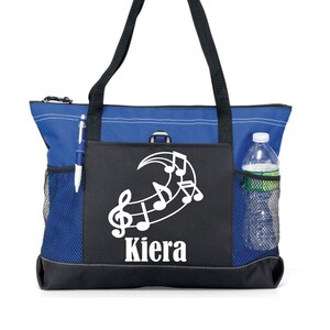 Music Tote Bag, Music Bag, Personalized Music Bag, Tote Bag, Birthday