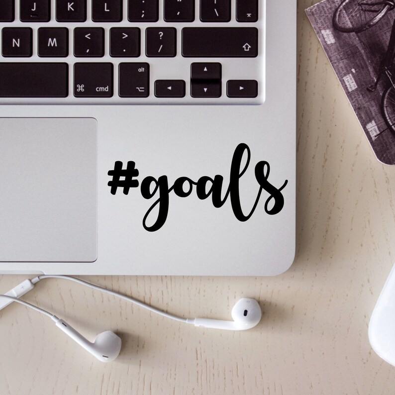Hashtag Goals Vinyl Decal Hashtag Goals Hashtag Goals Vinyl Etsy Denmark