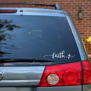 Faith Cross Decals