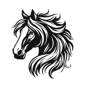Horse Head decal, Horse decal, Horse Head sticker, Horse sticker, Horse Head vinyl, Stallion decal, Stallion sticker, Horse head vinyl decal