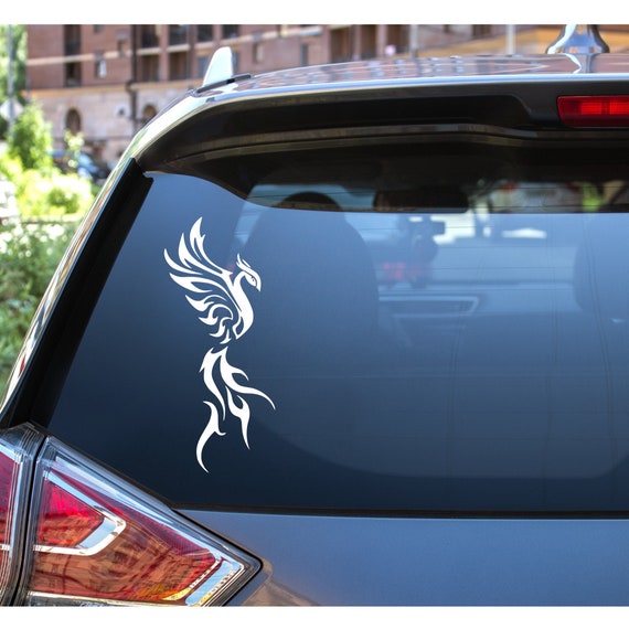 Phoenix Vinyl Decal Phoenix Decal Phoenix Sticker Fantasy Etsy