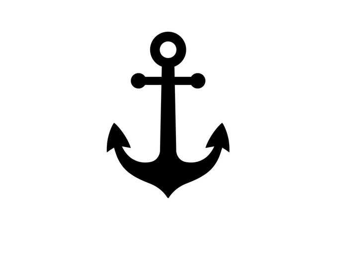 Anchor Wall Decal Anchor Decal Nautical Wall Decal Etsy