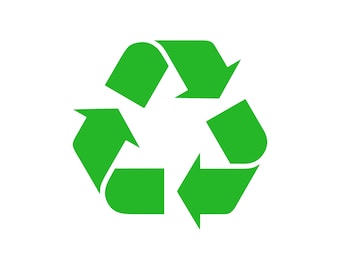 Recycle symbol vinyl decal, Recycle sticker, Recycle decal, Recycle Symbol Sticker, Recycle vinyl decal, Recycle car decal