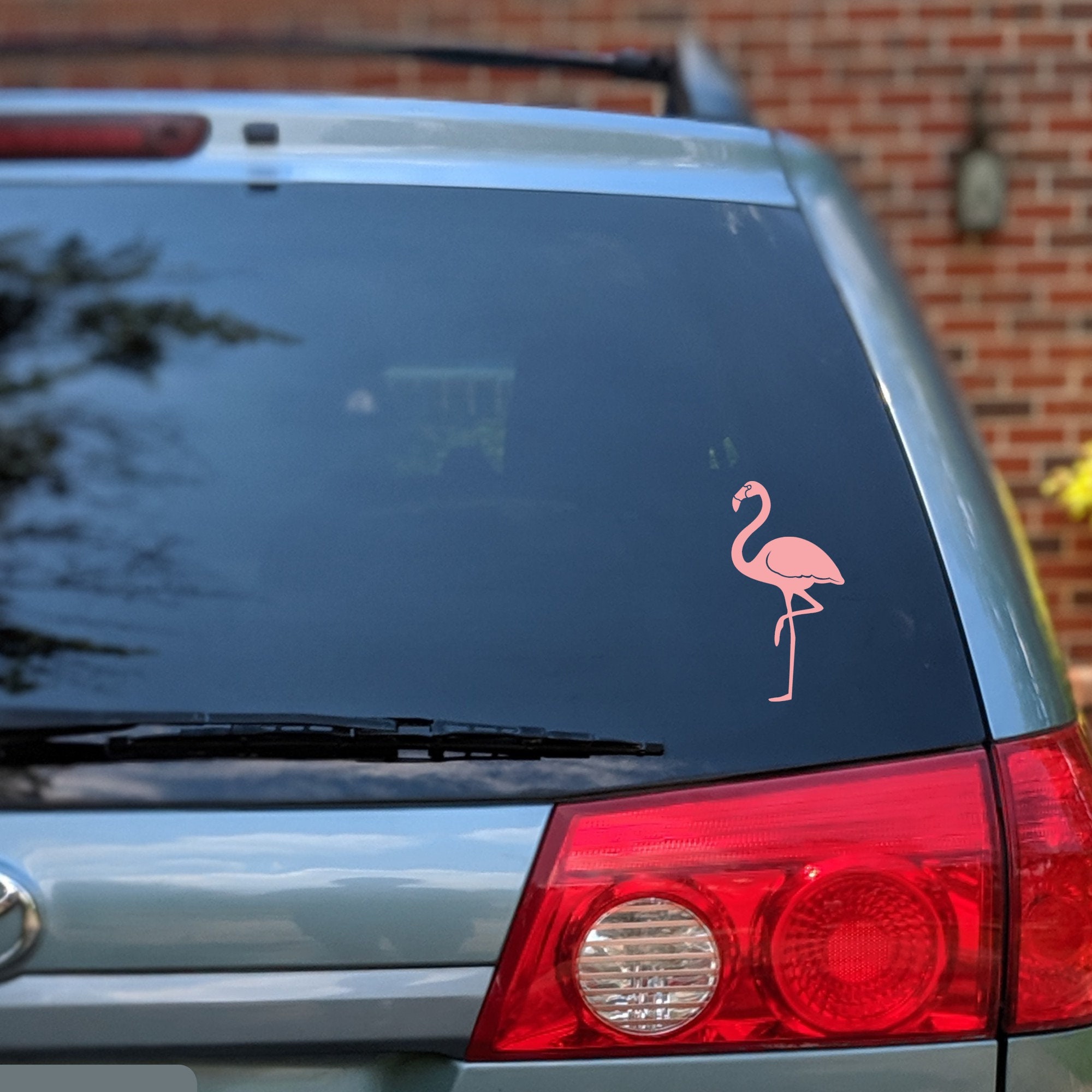 Flamingo Vinyl Decal, Flamingo Sticker, Flamingo Decal, Flamingo Car ...