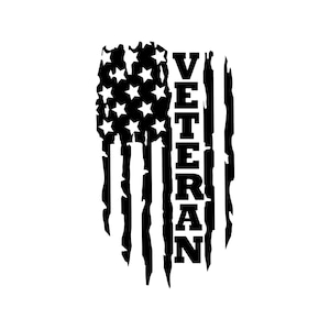 Veteran Vinyl Decal, Veteran Decal, Veteran Sticker, Veteran Car window decal, Veteran, Military, Military vinyl decal, Military sticker