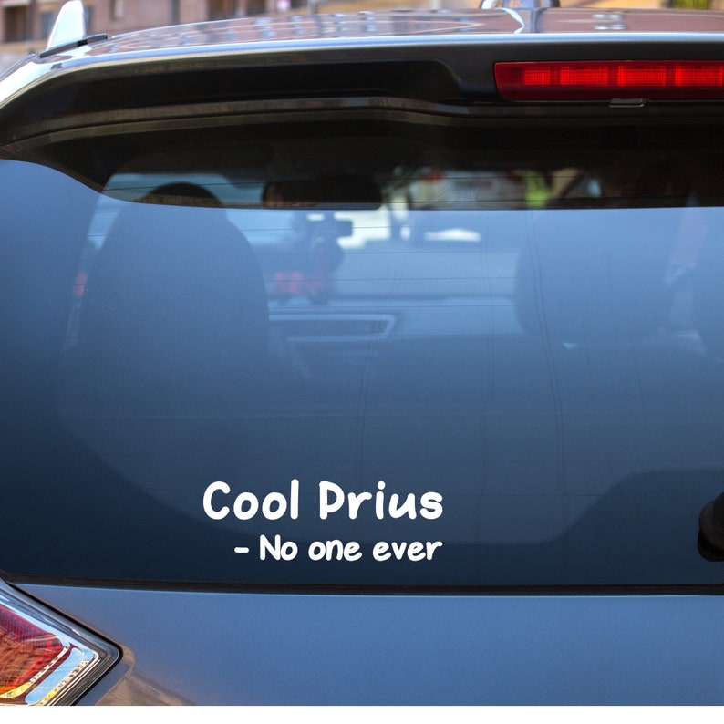 Prius Funnt Sticker Prius Decal, Cool Prius Decal, Prius Sticker for Car, Prius Car Window ...