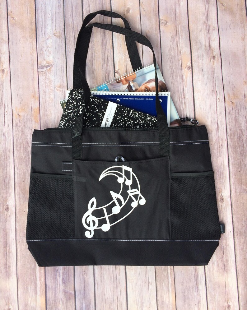 Music Tote Bag, Music Bag, Personalized Music Bag, Tote bag, Birthday Gift, Bag, Tote, Personalized Tote bag, Gift image 6