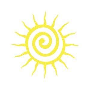 Sun Vinyl Decal, Sun Decal, Sun Sticker, Sun Rear Window Decal, Sun ...