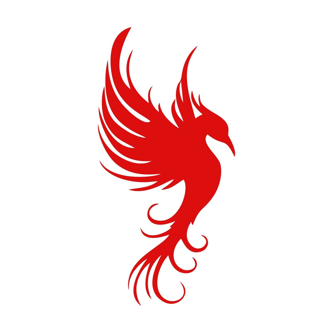 Phoenix Vinyl Decal, Phoenix Decal, Phoenix Sticker, Fantasy Decal