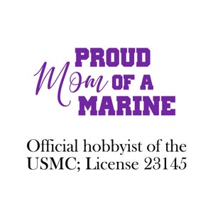 Marine Mom Vinyl Decal, Marine Mom Sticker, Marine Sticker, Marine Car window decal, Marine mom, Military mom, USMC Mom decal, USMC sticker