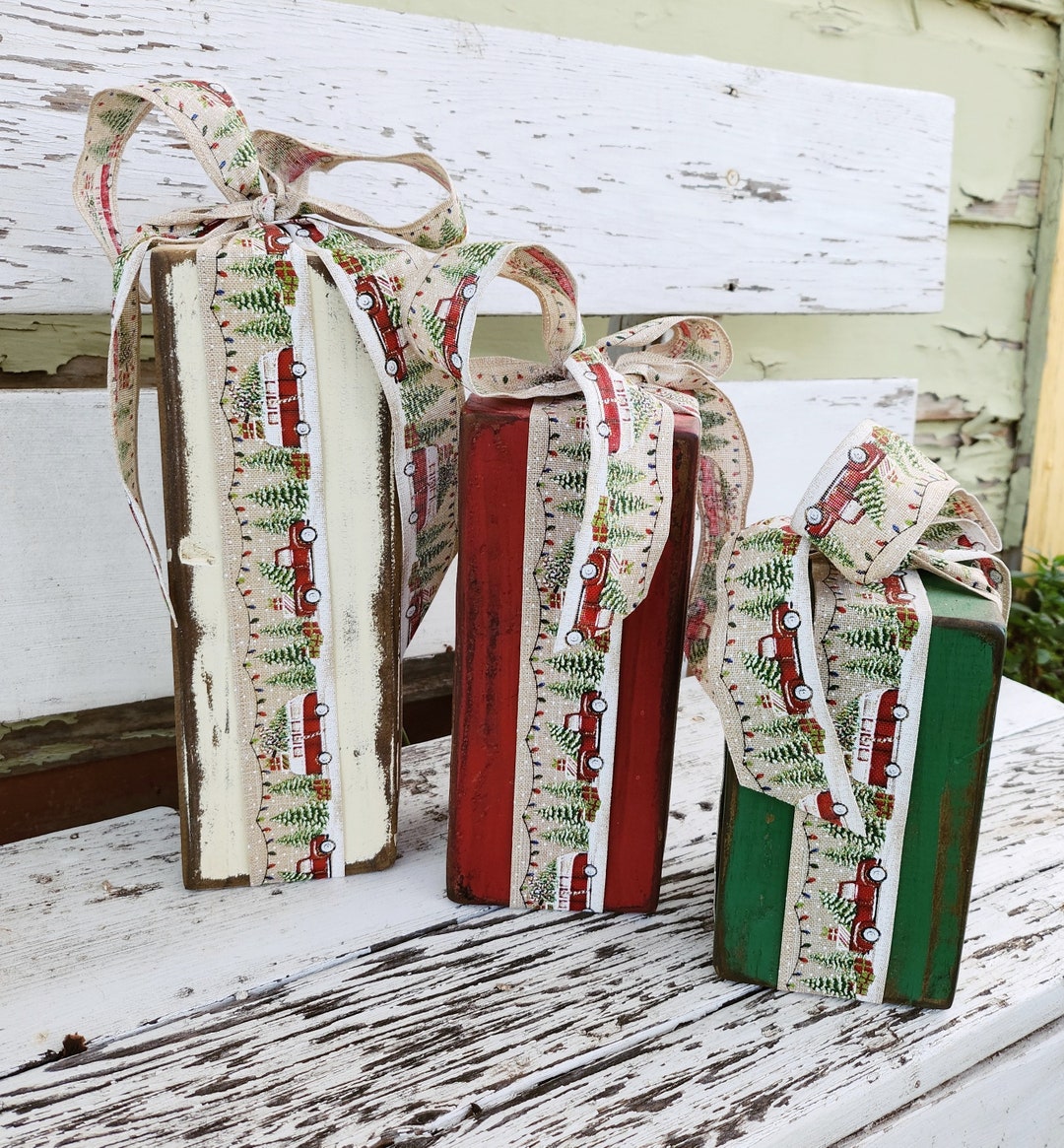 Wooden Christmas Presents 