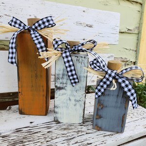 Wooden Pumpkin Fall Decor Set of 3 - Etsy