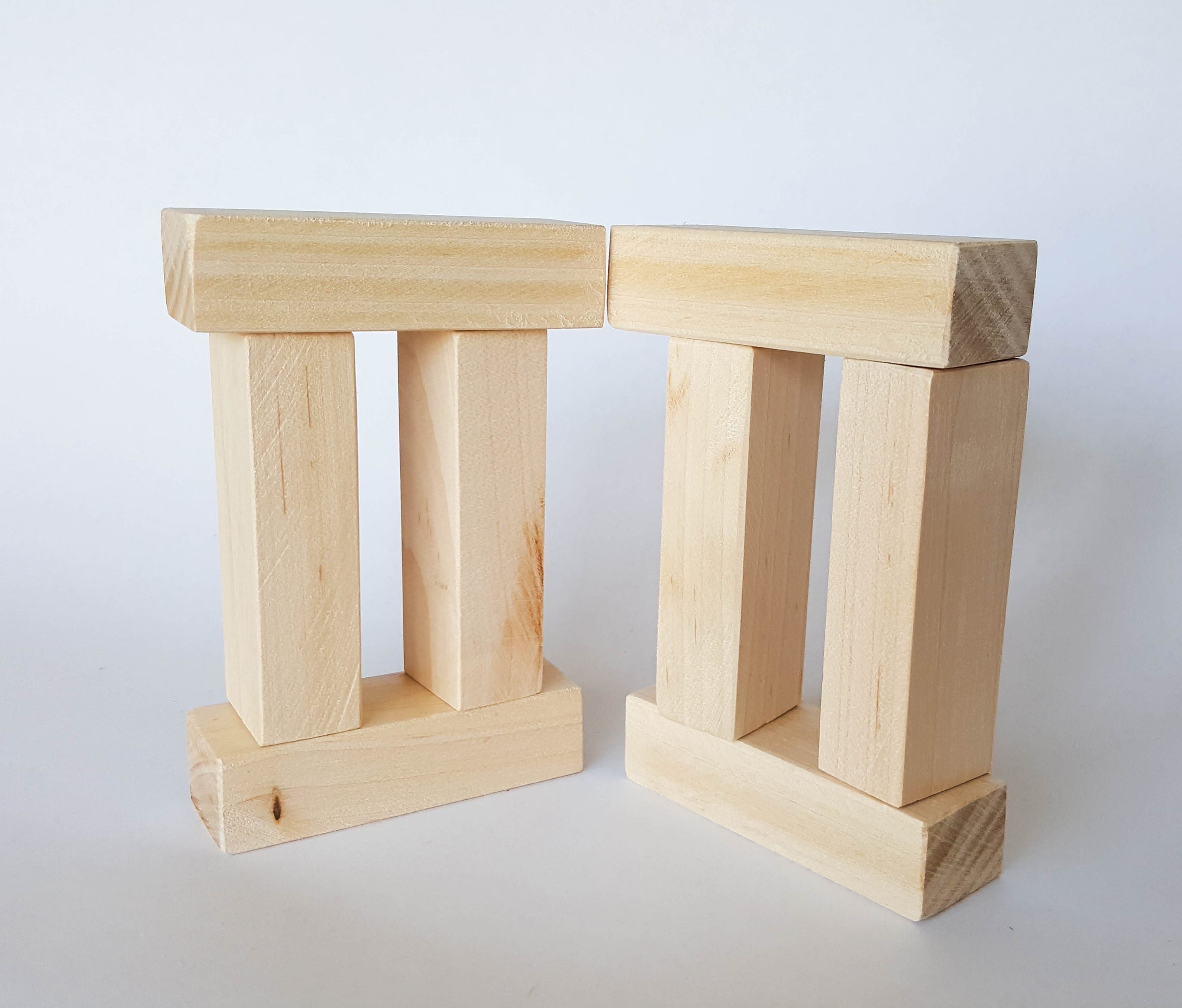 Wooden Construction Blocks Small, Wooden Rectangular Blocks
