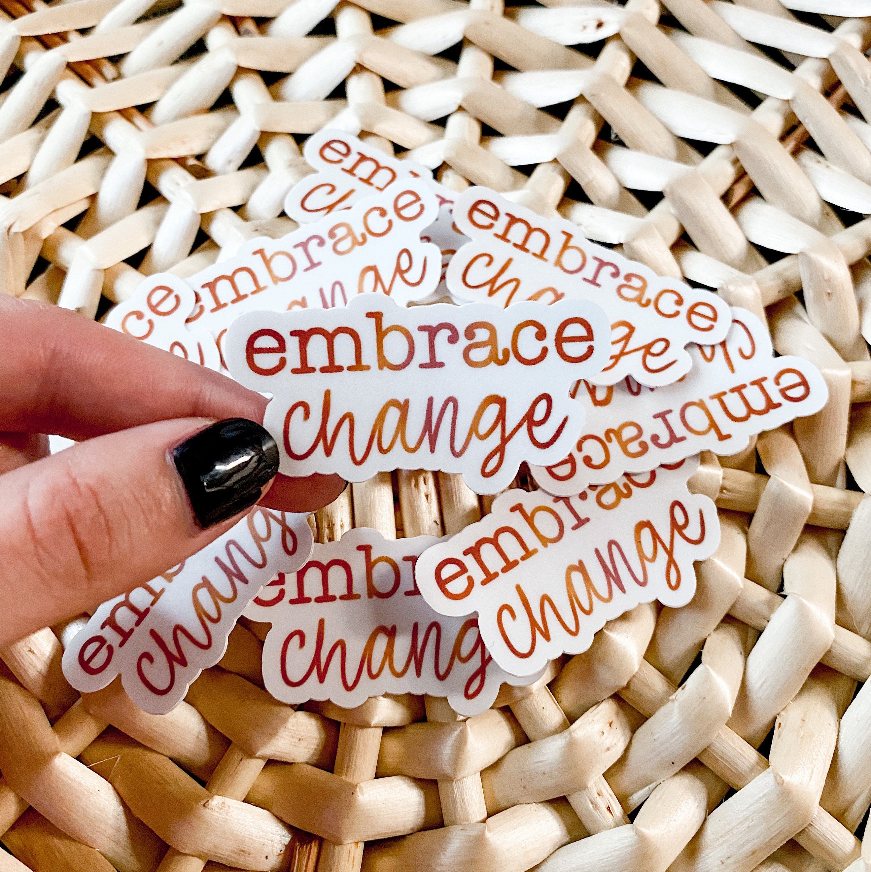 Embrace Change Laptop Sticker - Etsy