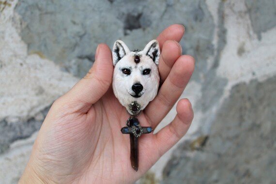 Ghost Jon Snow S Dire Wolf Game Of Thrones Inspired Etsy