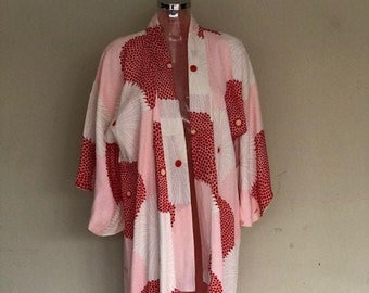 Vintage Japanese printed Kimono