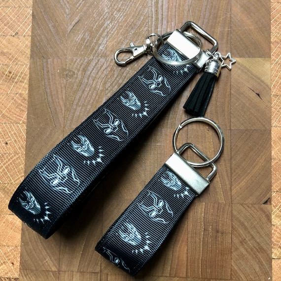 Superhero Panther Key Fob Keychain Wristlet Etsy Canada