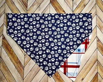 4th of July Reversible Over the Collar Pet Bandana