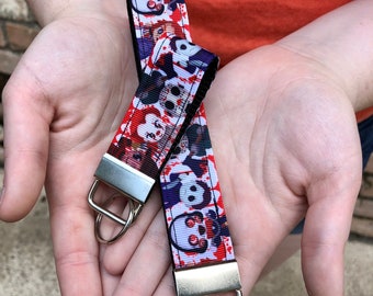Seriemördare Nyckelring / Nyckelring / Armband / Skräckfilmer / Skurkar