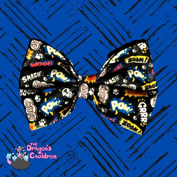 Superhero Pet Bow Tie / Dog Bowtie / Cat Bow Tie / Pet Accessories