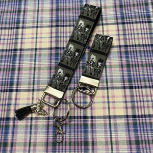 Beetle Juices Key Fob / Keychain / Wristlet / Spooky / Halloween