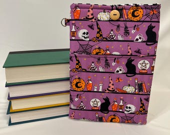 Witchy Shelves Book Sleeve / Spookachtig / Halloween / Booktok / Boekaccessoires / Hekserij / Magie