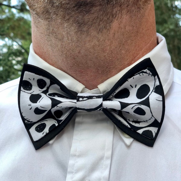 Jack Skellington Bow - Etsy
