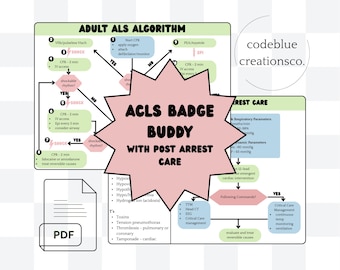 ACLS Algorithm Badge Buddy