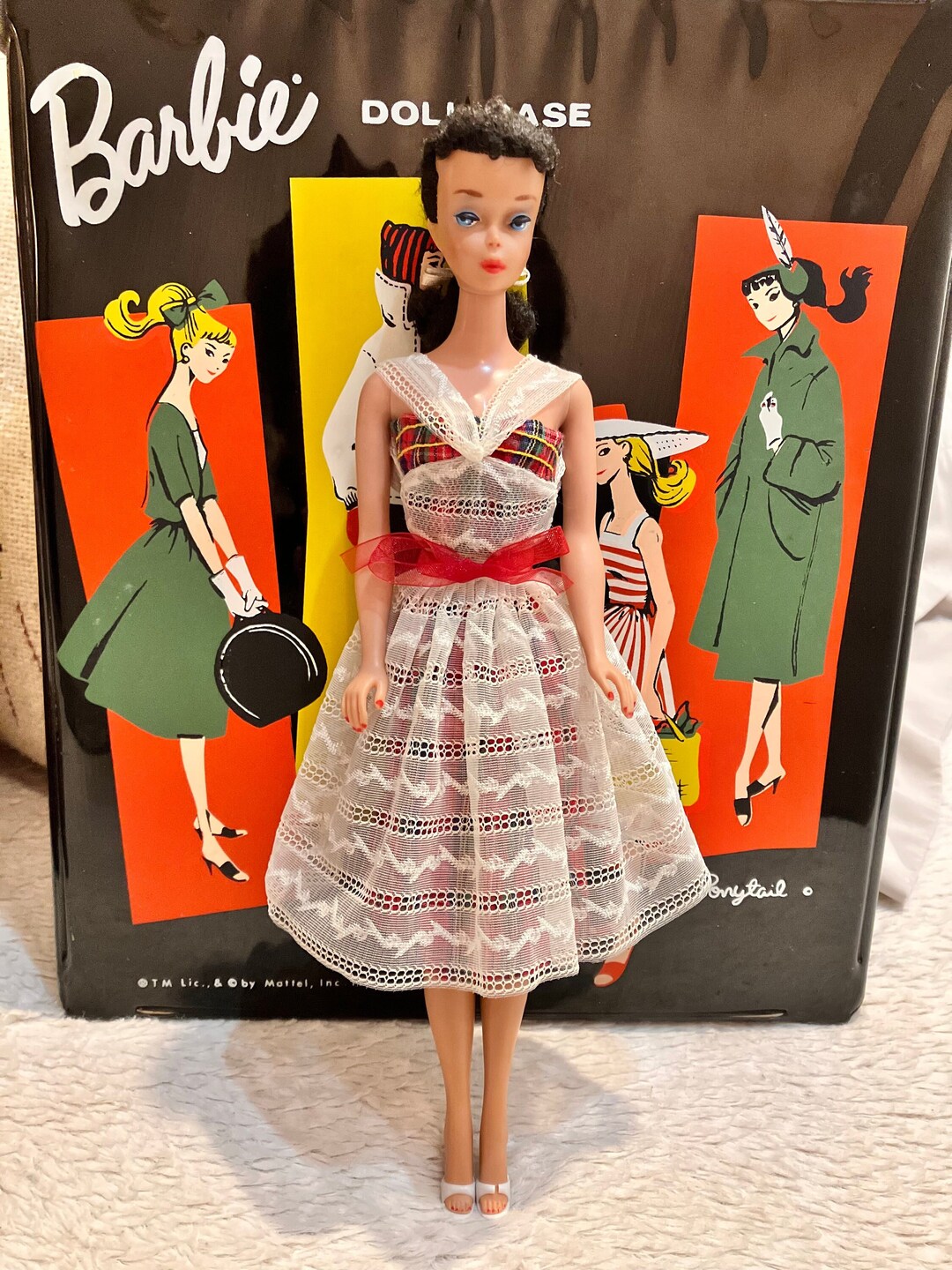 Vintage Barbie 1960s Inspired Christmas Outfit barbie Doll Etsy