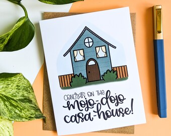 Mojo Dojo Casa House Greeting Card // Housewarming Card // Barbie Movie Card // Funny Cards / Punny Cards