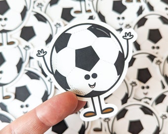 Sylvester Soccer Ball Sticker // Soccer Sticker // Waterproof Stickers // Laptop Decals // Waterbottle Stickers