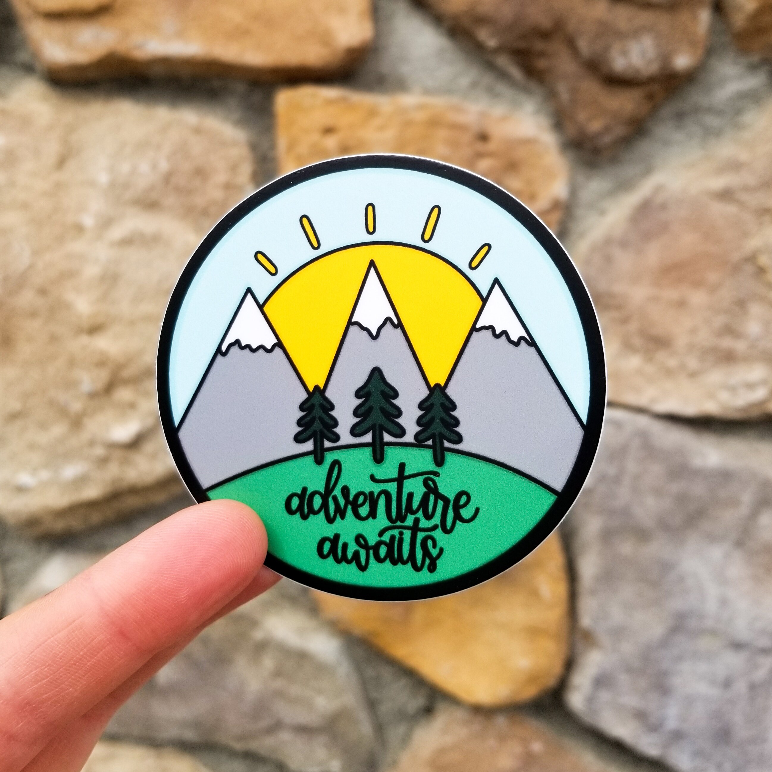 Autocollant de randonnée Moab, autocollants de randonnée et de voyage