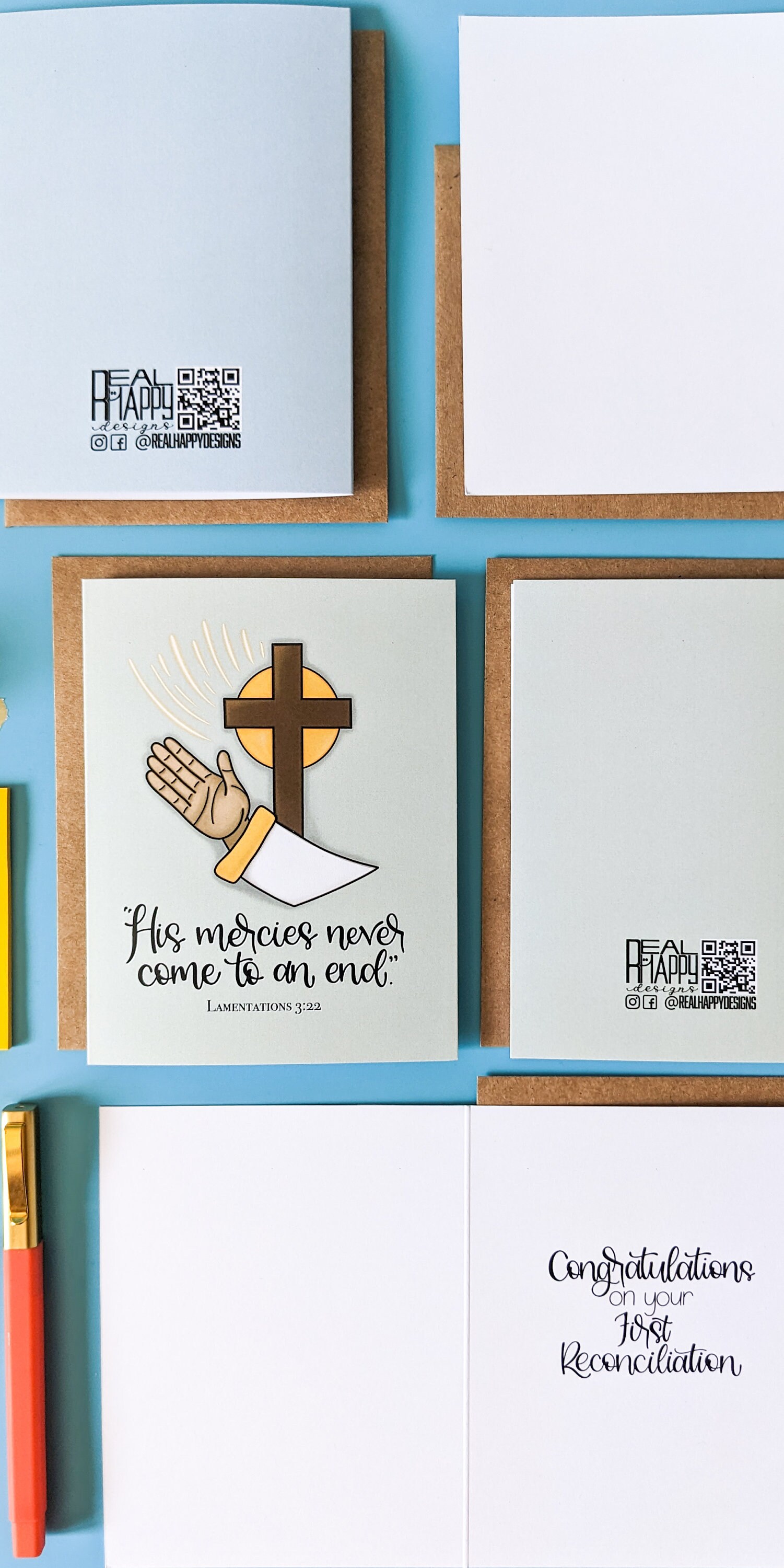 First Reconciliation Card // Catholic Greeting Cards - Etsy